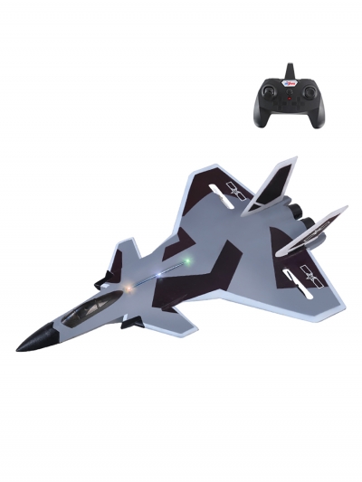 Радиоуправляемый самолет Sky Whisper, серый, с пультом управления-1