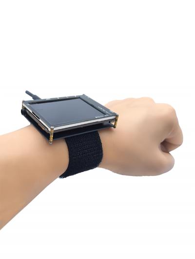 Монитор FPV SkyVis TX02, 5.8 ГГц, 56 каналов, 2,4 дюйма, автосканирование, носимый-4